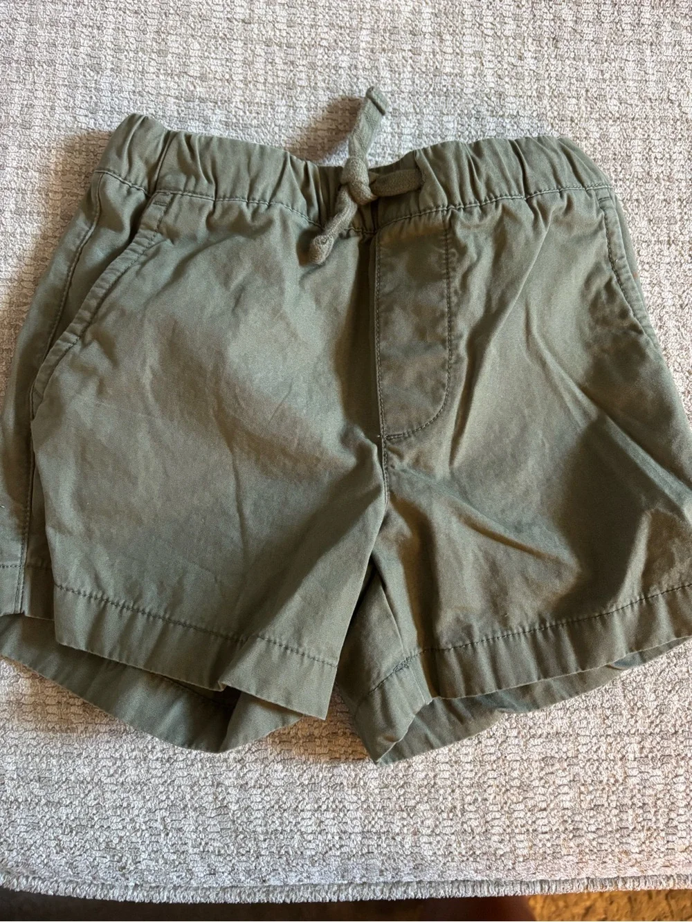 Carter's Olive Green Drawstring Kids Shorts